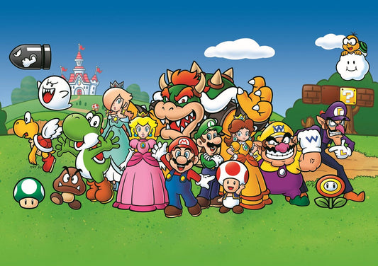 Winning Moves 29476 - Super Mario and Friends - 500 Teile Puzzle