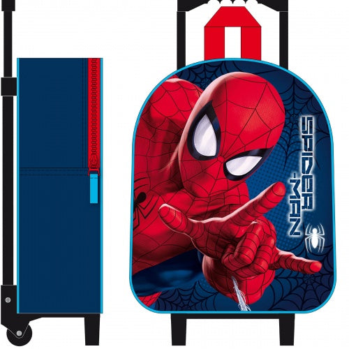Spider-Man - 3D trolley backpack "Friends Around Town" 32cm