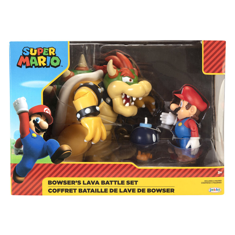 Nintendo Super Mario - Bowser vs. Mario Figure Set