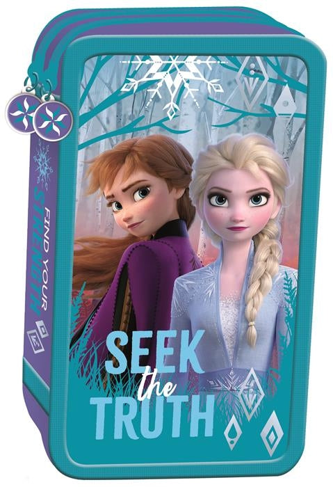 Disney Frozen / La Reina de Hielo - Estuche de dos pisos con contenido