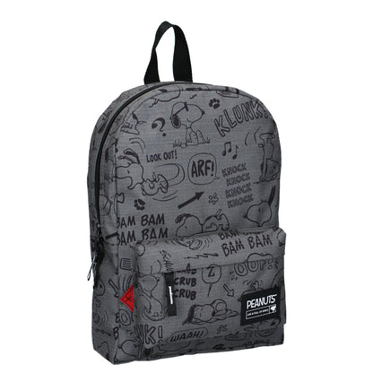 Snoopy - Mochila "Llena de Riesgos" 33cm