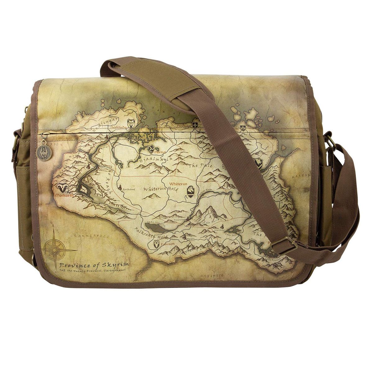 The Elder Scrolls V: Skyrim - Messenger Bag / Umhängetasche "Map"