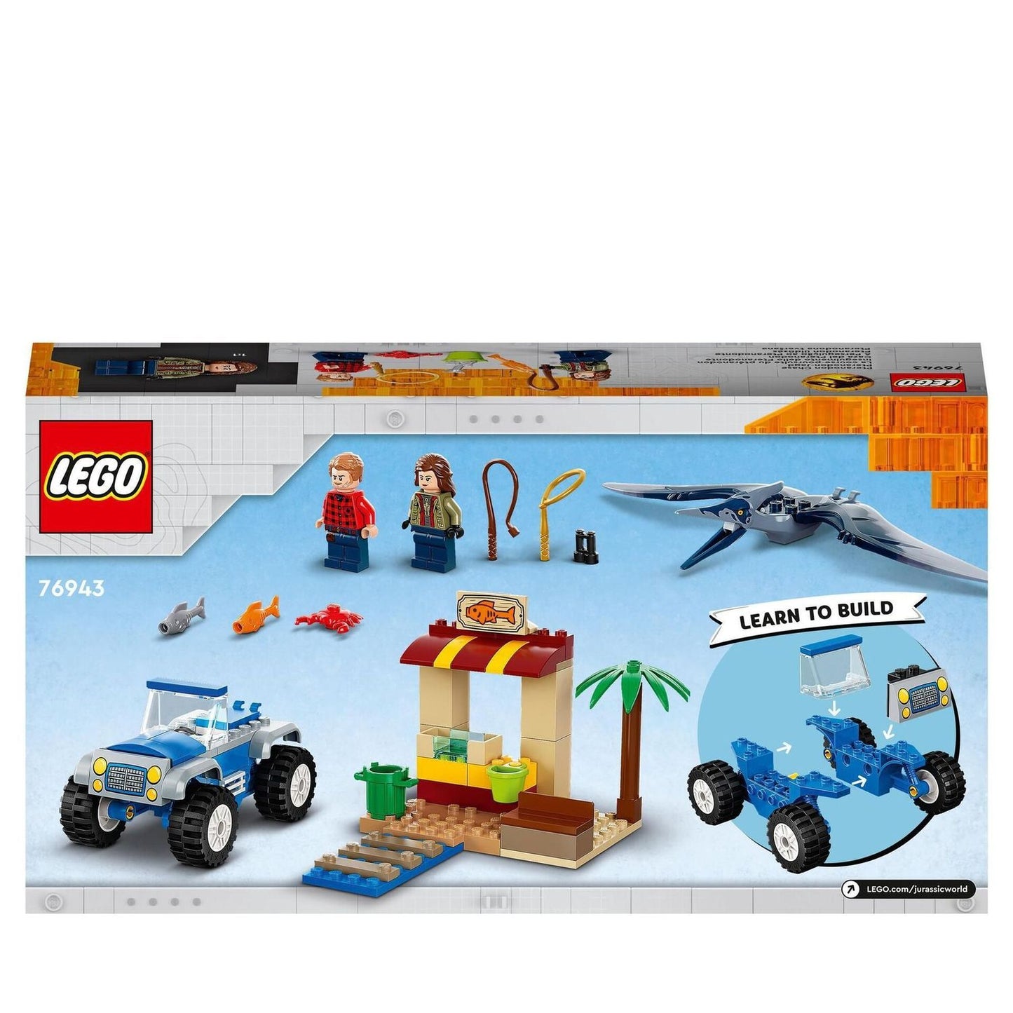 LEGO® 76943 Jurassic World™ - Die Pteranodon-Jagd (94 Teile)