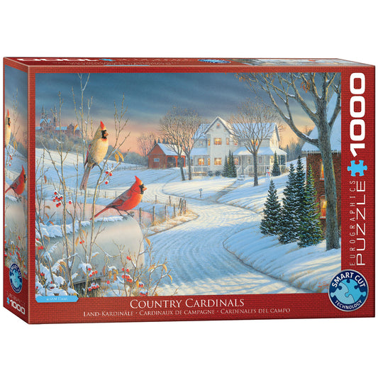 Rompecabezas de 1000 piezas Country Cardinals de Sam Timm