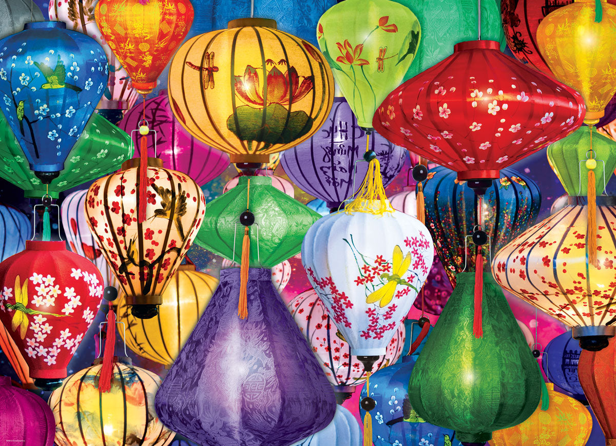Asian Lanterns 1000 Piece Puzzle