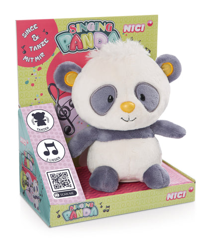 Nici 48417 - Singing Panda plush figure 20 cm with singing and dancing function