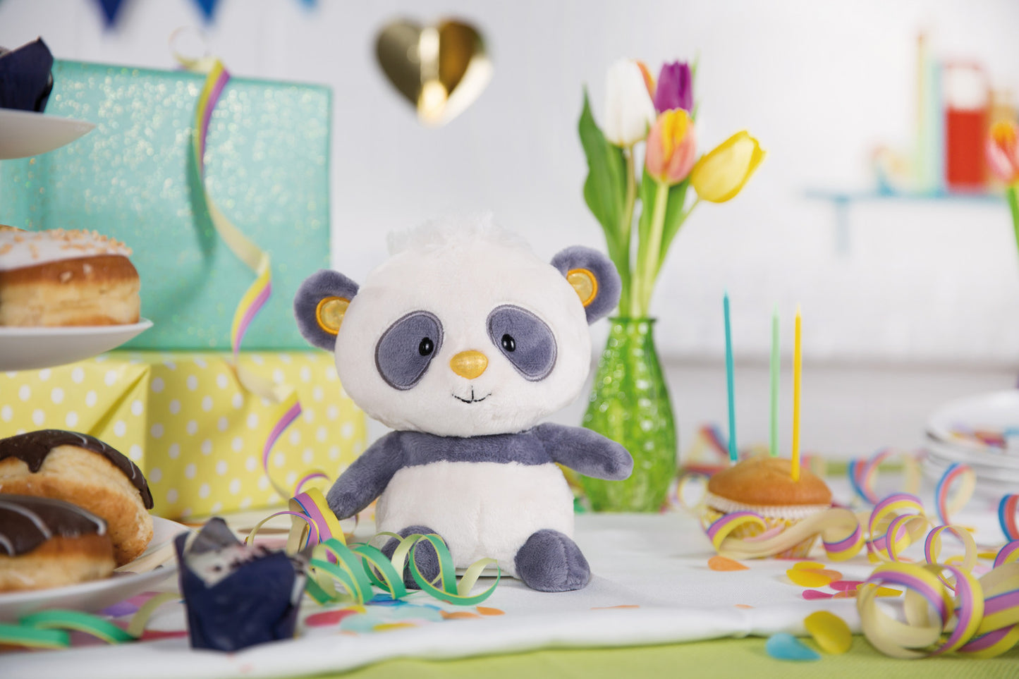 Nici 48417 - Singing Panda plush figure 20 cm with singing and dancing function