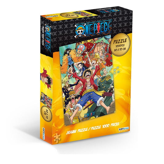 ONE PIECE - Rompecabezas de 1000 piezas "Tripulación del Sombrero de Paja"