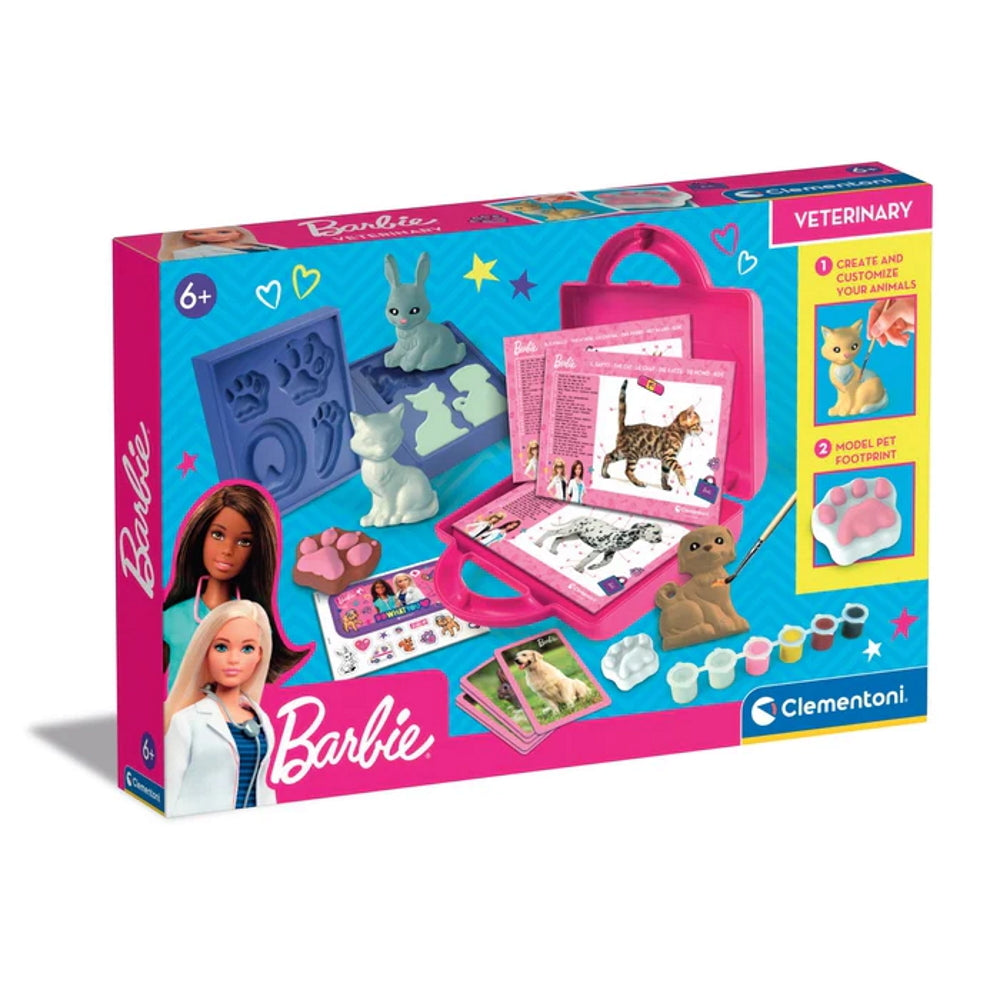 Clementoni 19301 - Barbie - Set Veterinario