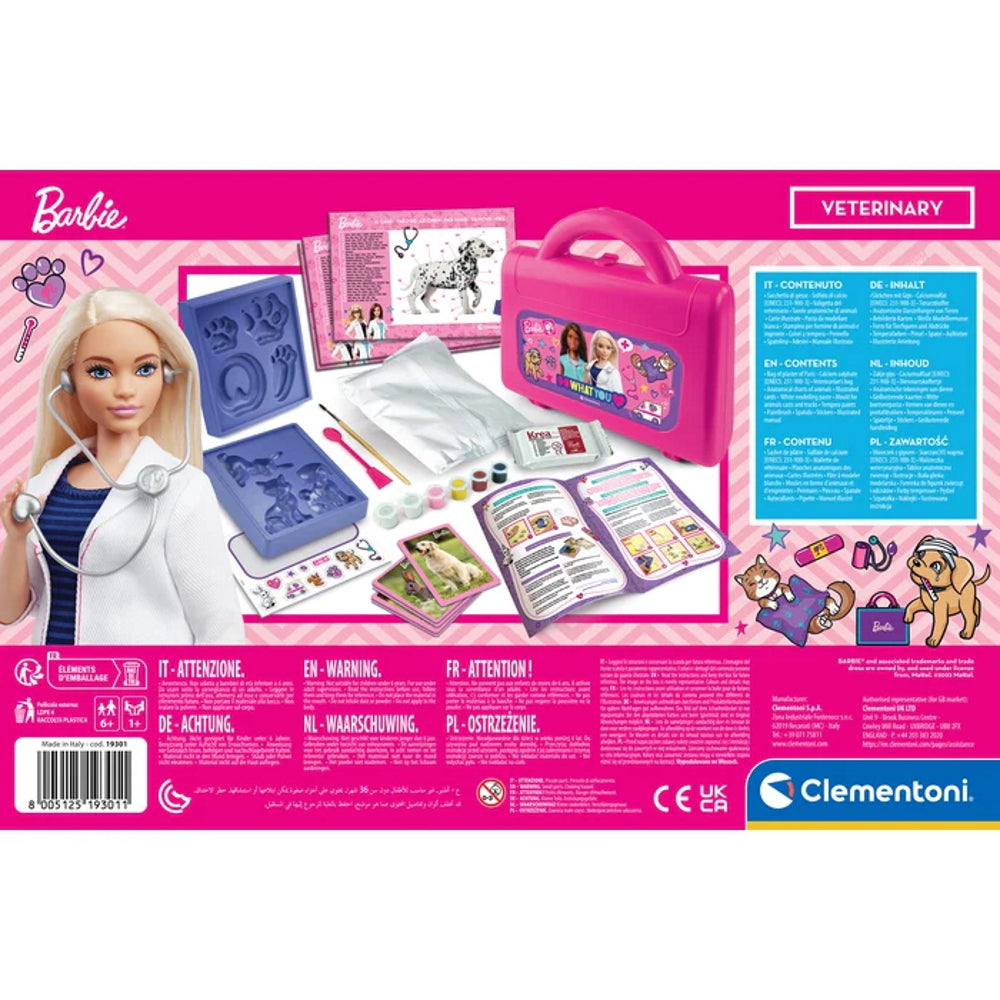 Clementoni 19301 - Barbie - Set Veterinario