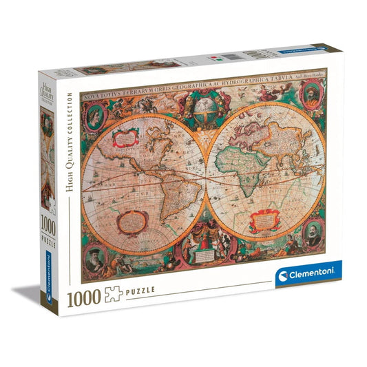Colección de alta calidad - Rompecabezas de 1000 piezas - Mapa antiguo