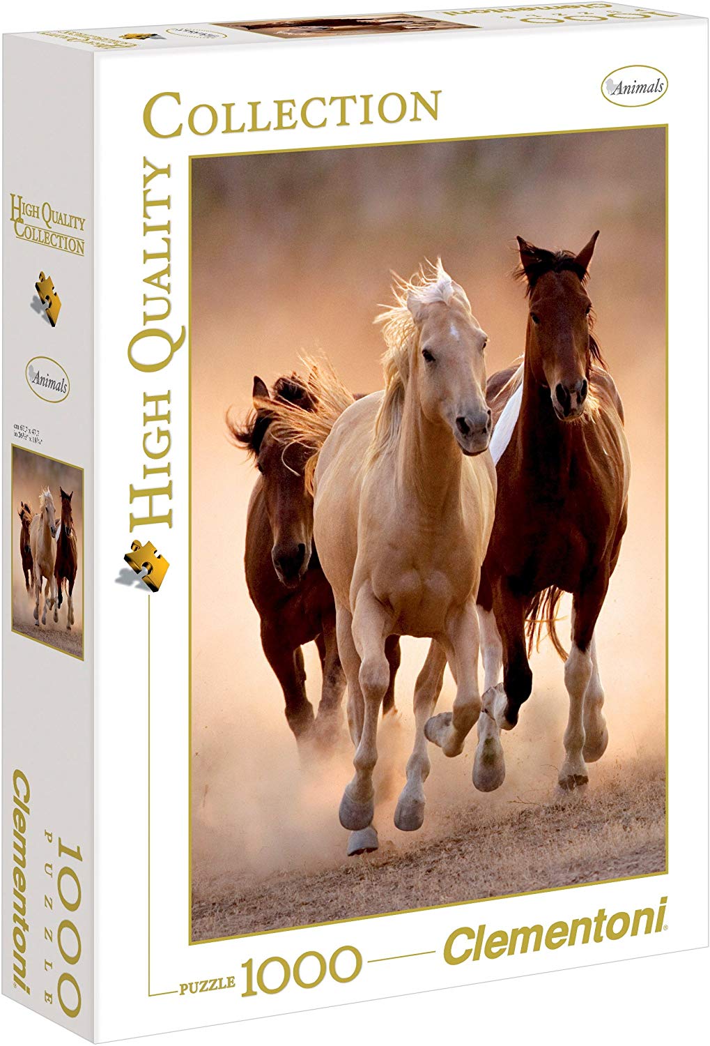 High Quality Collection - 1000 piece puzzle - Running horses