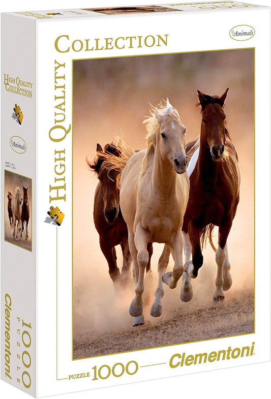 High Quality Collection - 1000 piece puzzle - Running horses