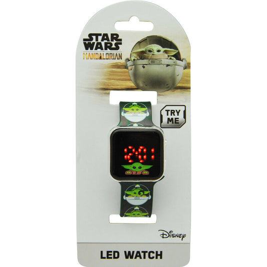 Reloj digital LED de Star Wars The Mandalorian