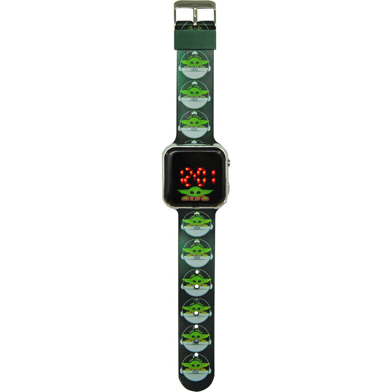 Reloj digital LED de Star Wars The Mandalorian
