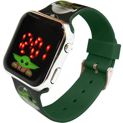 Reloj digital LED de Star Wars The Mandalorian