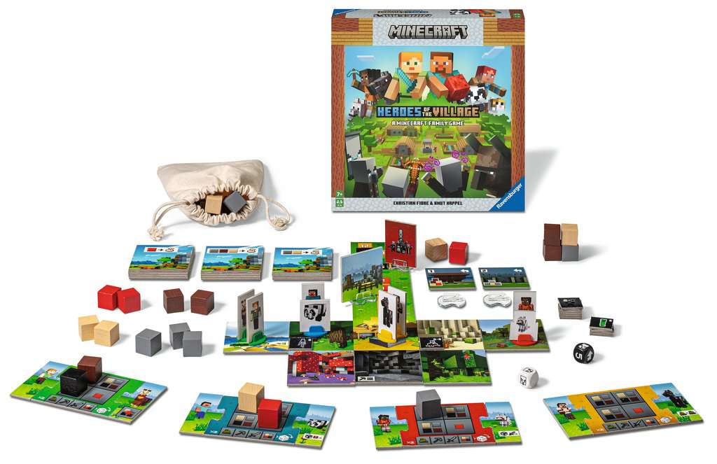 Minecraft Heroes of the Village - Board Game