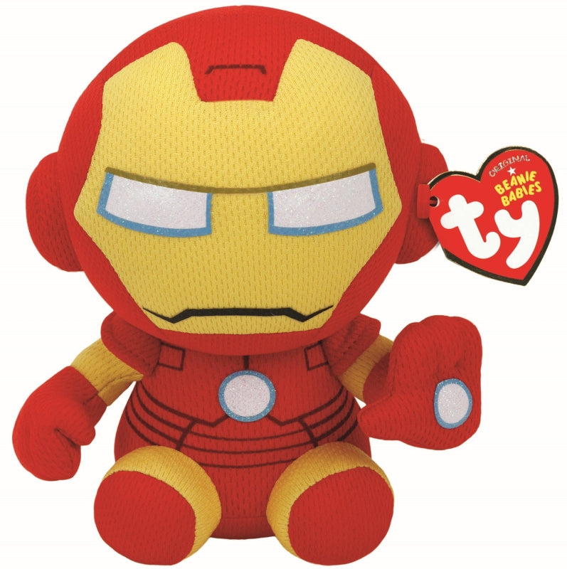 Ty 41190 - Figura de peluche de Iron Man de Marvel - 15 cm