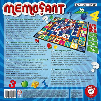 Piatnik 6612 - Memofant - Brettspiel