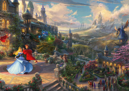 Thomas Kinkade - Sleeping beauty dancing in the enchanted light - Puzzle 1000 pieces