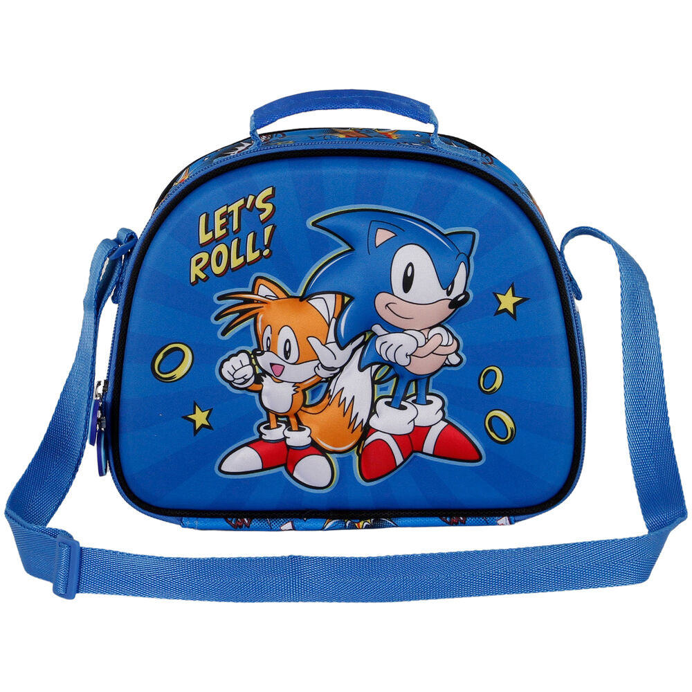 Sonic The Hedgehog - 3D lunch bag 20 cm