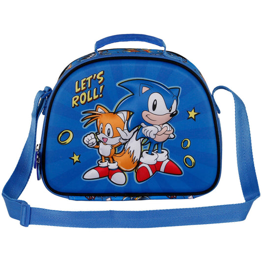 Sonic The Hedgehog - 3D lunch bag 20 cm