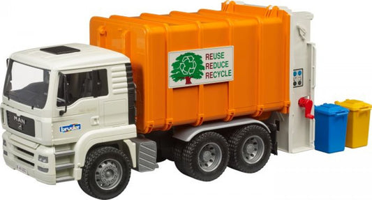 Bruder 02772 - Camión de basura de carga trasera MAN TGA