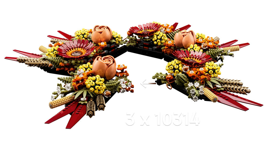 LEGO® 10314 - Arreglo floral seco de iconos (812 piezas)
