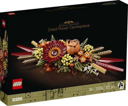 LEGO® 10314 - Arreglo floral seco de iconos (812 piezas)