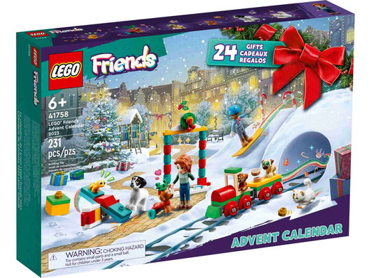 LEGO® 41758 - Calendario de Adviento Friends 2023 - Zona de juegos de animales (231 piezas)