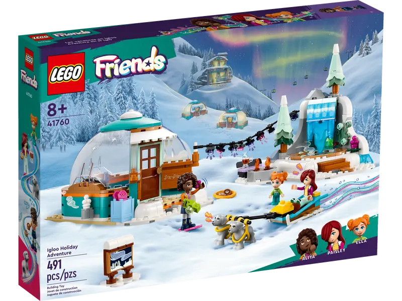 LEGO® 41760 - Vacaciones en el Iglú de Friends (491 piezas)