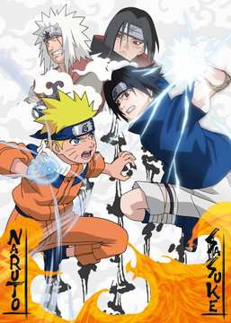 Naruto vs. Sasuke - Puzzle de 1000 piezas