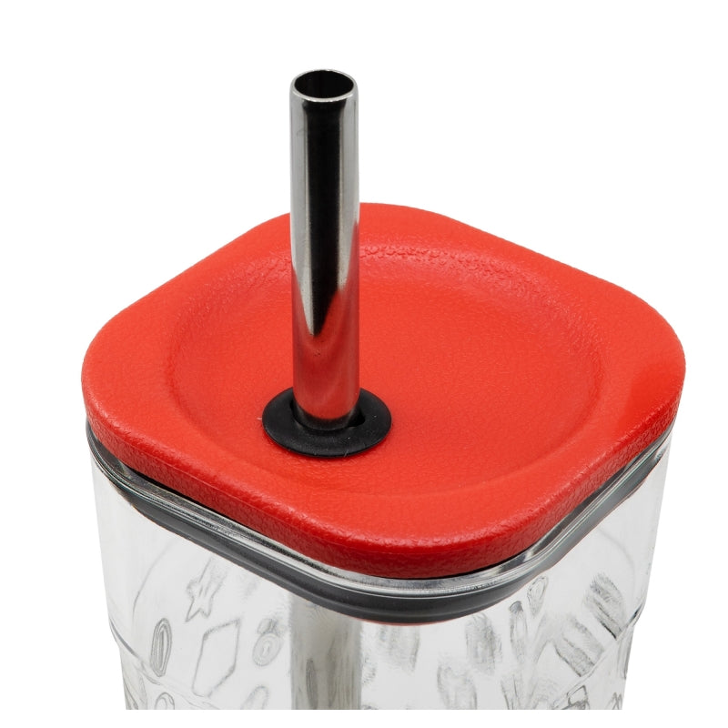 Nintendo - Super Mario - Toad - Drinking cup with stainless steel straw - 540 ml