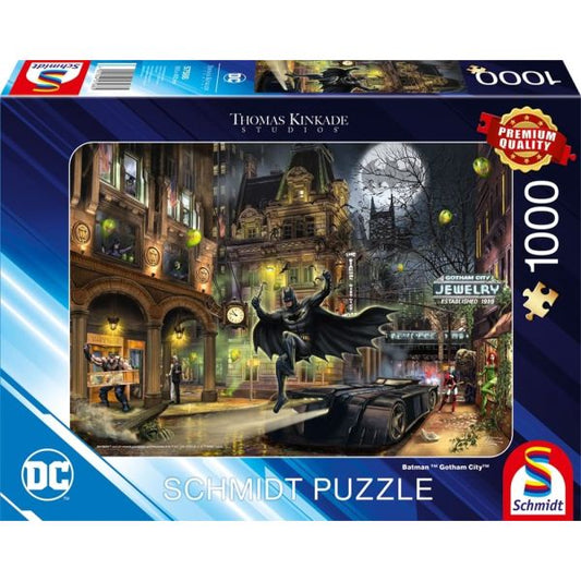 Batman, Ciudad Gótica - Puzzle de 1000 piezas - Colección Thomas Kinkade