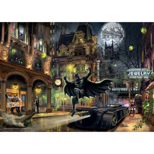 Batman, Gotham City - Puzzle 1000 pieces - Thomas Kinkade Collection