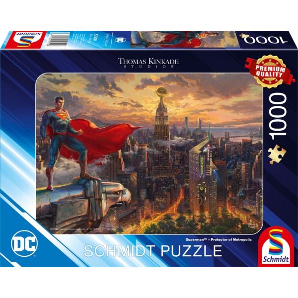 Superman, Protector of Metropolis - Puzzle 1000 pieces - Thomas Kinkade Collection