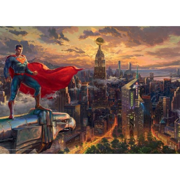 Superman, Protector of Metropolis - Puzzle 1000 pieces - Thomas Kinkade Collection