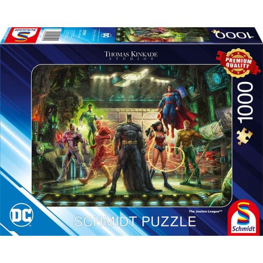 La Liga de la Justicia - Puzzle 1000 piezas - Colección Thomas Kinkade