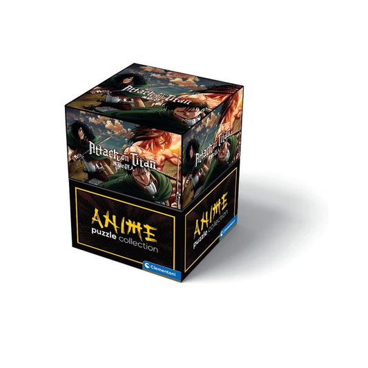 Clementoni 35138 - Puzzle de 500 piezas - Caja de regalo de la colección premium de anime - Ataque a los Titanes