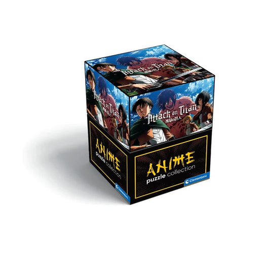 Clementoni 35139 - Puzzle de 500 piezas - Colección Premium Animé - Caja de regalo - Ataque a los Titanes