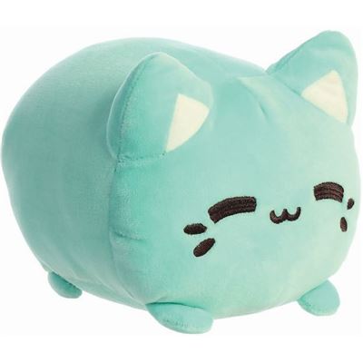 Sabroso Meowchi de melocotón y menta aprox. Figura de peluche de 18 cm
