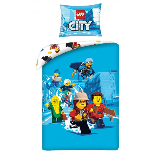 Lego City - ropa de cama - 140 x 200 cm + 70 x 90 cm