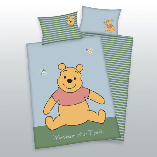 Disney's Winnie the Pooh - reversible bed linen - 40 x 60 / 135 x 100 cm