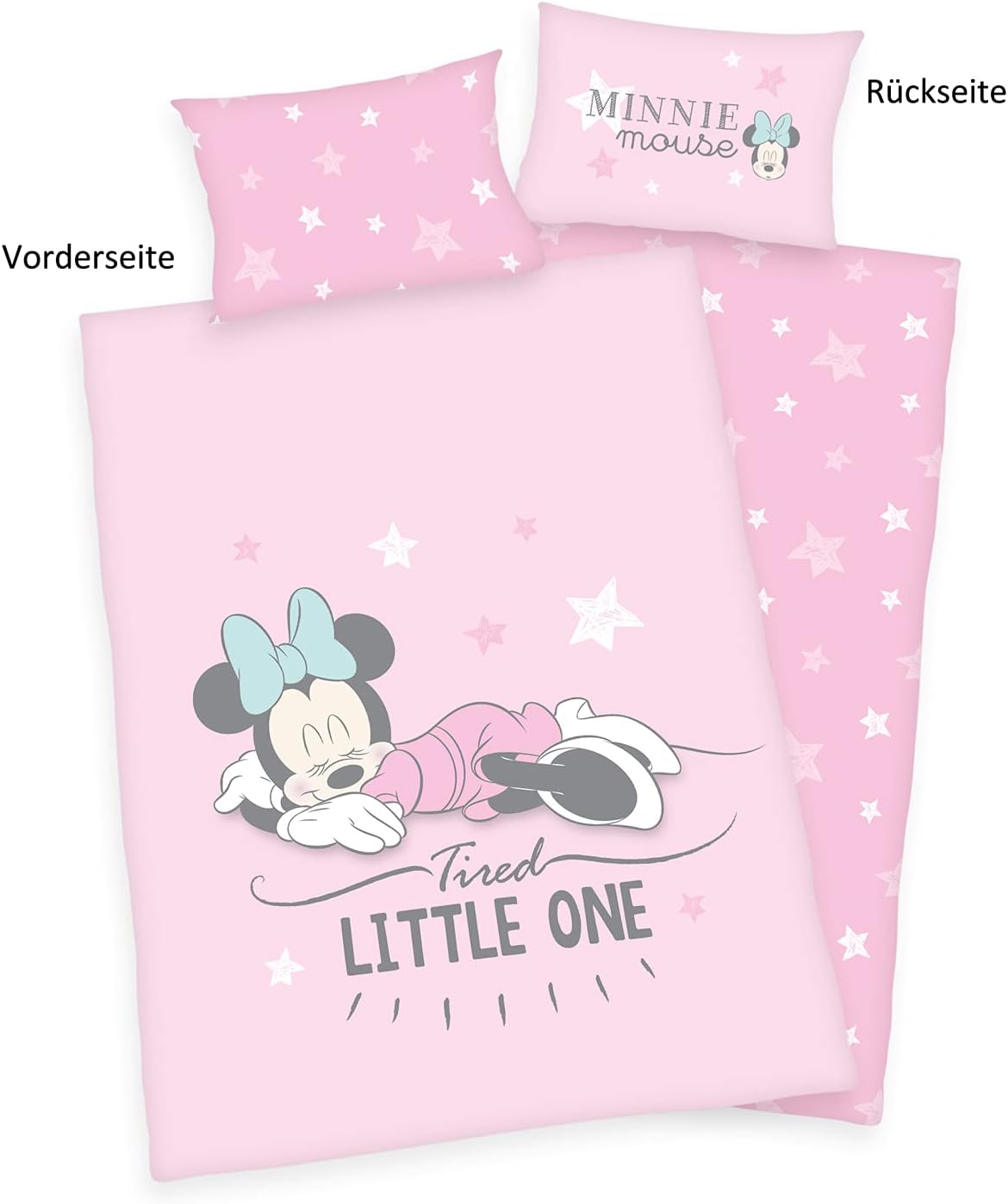 Disney Minnie Mouse - reversible bed linen - 40 x 60 / 135 x 100 cm