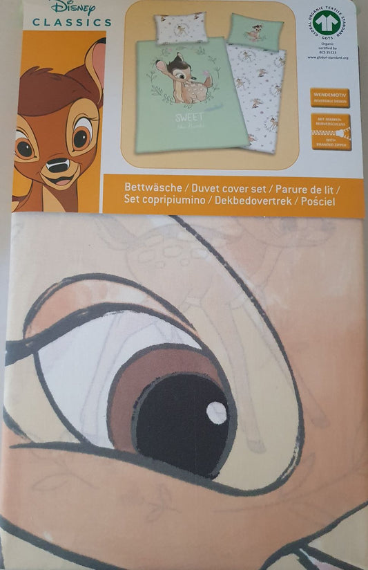 Disney Bambi - reversible bed linen - 65/100 x 160 x 210 cm