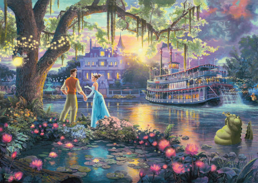 Disney - La Princesa y el Sapo, 1000 piezas - rompecabezas