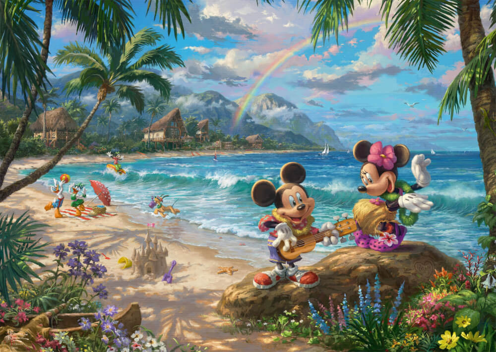 Disney - Mickey & Minnie in Hawaii, 1000 Teile - Puzzle