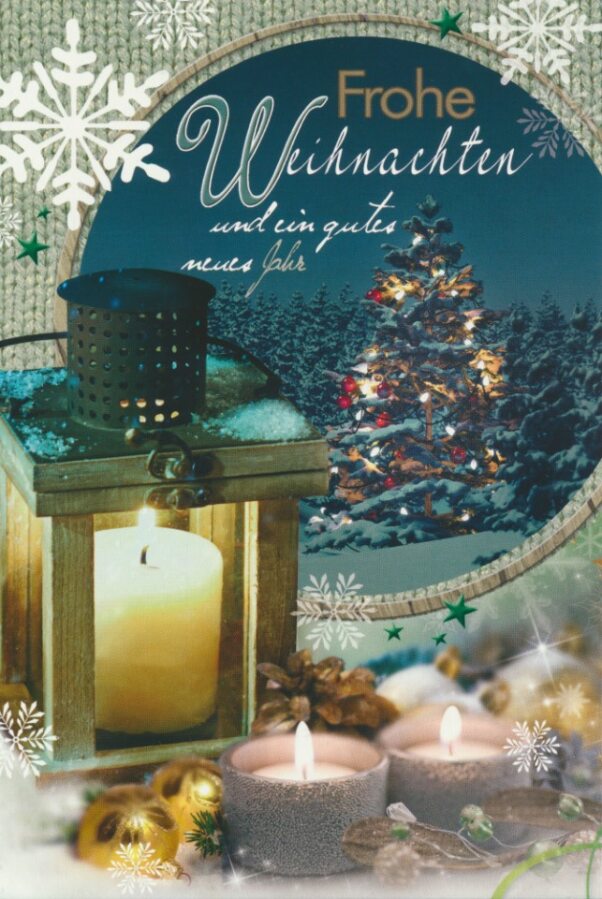 Weihnachtskarten - 100 Stück - 8 Motive