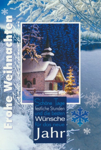 Weihnachtskarten - 100 Stück - 8 Motive