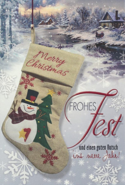 Weihnachtskarten - 100 Stück - 8 Motive